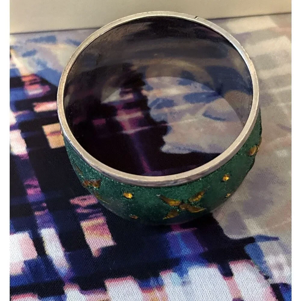 PIER‎ 1 -Glitter Napkin Rings Set Of 4 (New)